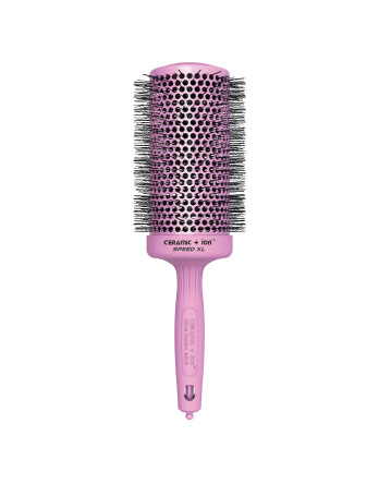 Olivia Garden Blossom Ceramic Ion 3-1/2" Thermal Round Brush - Pink